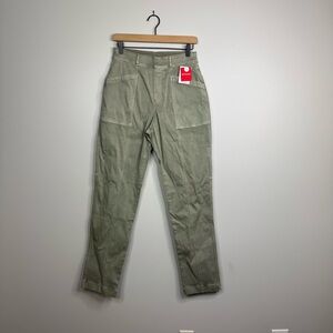 Spanx Twill Straight Leg Pull On Pants Medium Tall NWT